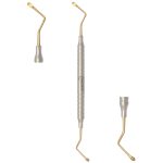 Lucas Curettes chirurgiche 3mm ORO